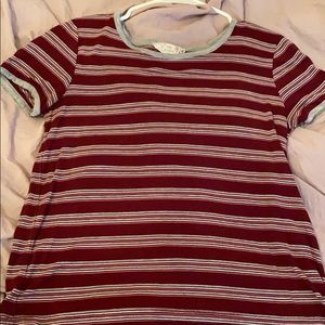Red striped shirt